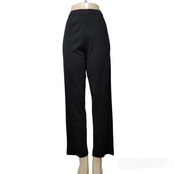 Misook Pants - Exclusively Misook Black Dress Knit Pants Women's Size Medium